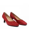 PieSanto Premium Red Suede Heels