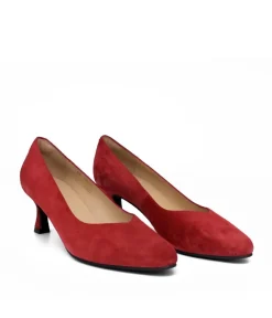 PieSanto Premium Red Suede Heels