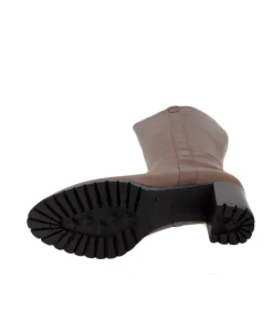 PieSanto Stylish Cognac Long Leather Boots