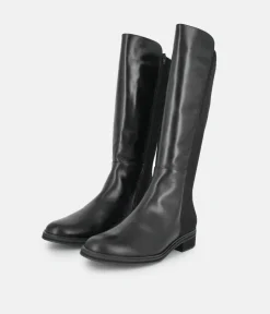 PieSanto Stylish Nappa/Seude Leather Long Boots