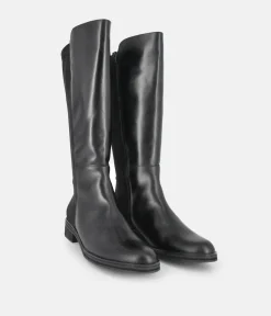 PieSanto Stylish Nappa/Seude Leather Long Boots