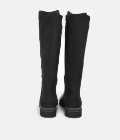 PieSanto Stylish Nappa/Seude Leather Long Boots