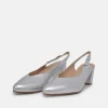 PieSanto Stylish Silver Slingback Heels