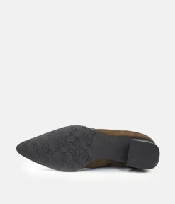 Premium Brown Suede Ankle Boots