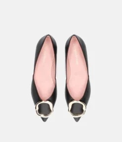 Pretty Ballerina – Chic Black Pointy Toe