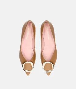 Pretty Ballerina – Chic Brown Pointy Toe