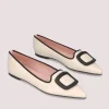 Pretty Ballerina – Chic Monochrome Pointy Toe Flats