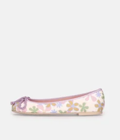 Pretty Ballerina Beautiful Floral Lavendar Ballerinas