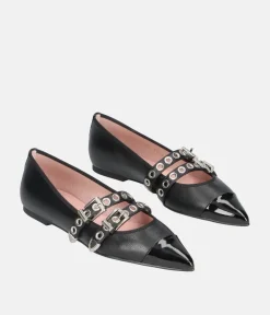 Pretty Ballerina Fashionable Black Pointy Toe Flats