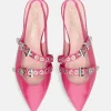 Pretty Ballerina Gorgeous Hot Pink Slingbacks