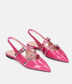 Pretty Ballerina Gorgeous Hot Pink Slingbacks