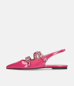 Pretty Ballerina Gorgeous Hot Pink Slingbacks