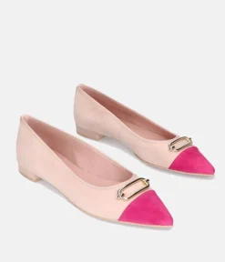 Pretty Ballerinas – Chic Two Tone Pointy Toe