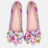 Pretty Ballerinas Beautiful Floral Silk Flats
