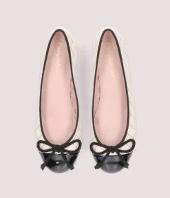 Pretty Ballerinas Chic Quilted Monochrome Mid Heels