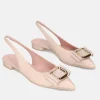 Pretty Ballerinas Fabulous Beige Slingbacks