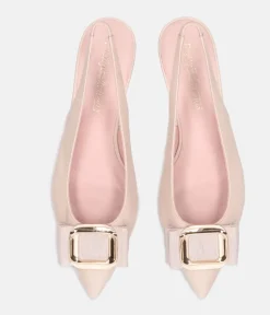 Pretty Ballerinas Fabulous Beige Slingbacks