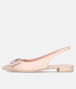 Pretty Ballerinas Fabulous Beige Slingbacks
