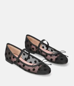 Pretty Ballerinas Gorgeous Sheer Mary Jane Flats