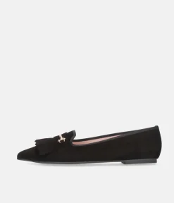 Pretty Ballerinas Stylish Black Pointy Toe Flats