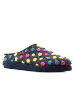 Pretty Dot Wool Slippers