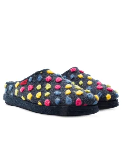 Pretty Dot Wool Slippers
