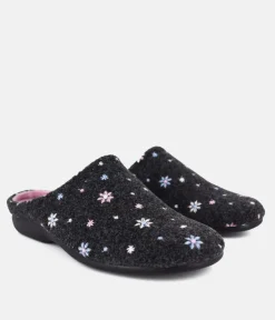 Pretty Grey Pink Multi Slippers