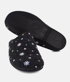 Pretty Grey Pink Multi Slippers