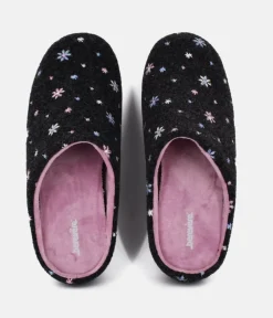 Pretty Grey Pink Multi Slippers