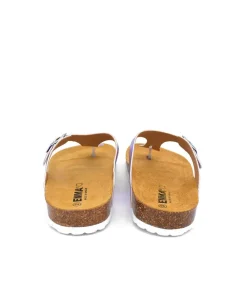 Pretty Metallic Purple Thong Sandal