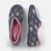 Pretty Navy & Pink Multi Slippers
