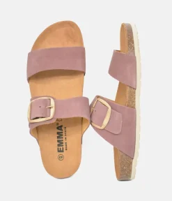 Pretty Plush Malva Twin Strap Sandals