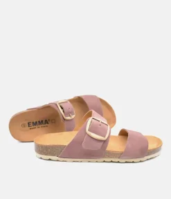 Pretty Plush Malva Twin Strap Sandals