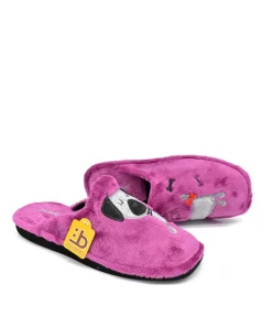 Pretty Purple Doggie Slippers