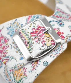 Pretty White Colour Pop Vegan Leather Slides