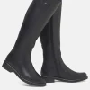 Remonte Beautiful Black Leather Long Boots