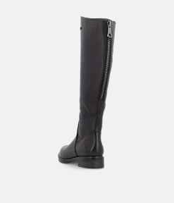 Remonte Beautiful Black Leather Long Boots