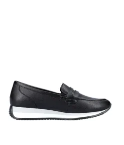 Remonte Black Sporty Slip On Shoes