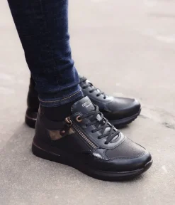 Remonte Casual Black Combi Sneaker