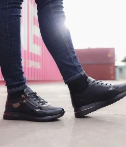 Remonte Casual Black Combi Sneaker