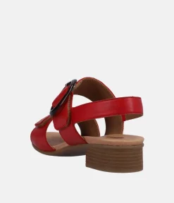 Remonte Chic Flame Red Sandals