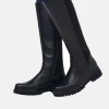 Remonte Classic Black Leather Long Boots