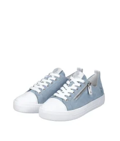 Remonte Classic Light Blue White Combi Trainers