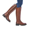 Remonte Classic Long Chestnut Leather Boots