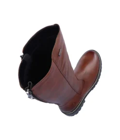 Remonte Classic Long Chestnut Leather Boots