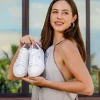 Remonte Classic White Leather Trainers
