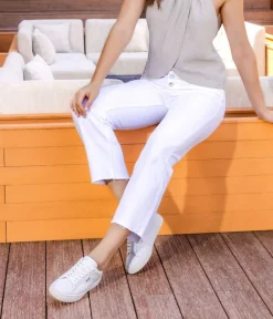 Remonte Classic White Leather Trainers