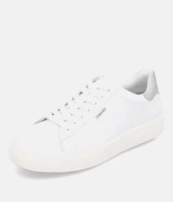 Remonte Classic White Leather Trainers