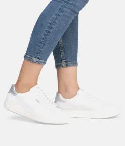 Remonte Classic White Leather Trainers