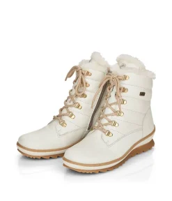 Remonte Cosy Off White Ankle Boots